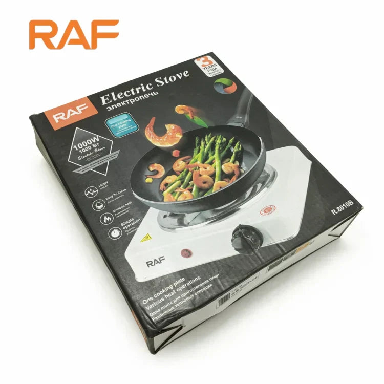 RAF™ Electric Stove & Hot Plate  Cooker with Uniform Heating – 1000w